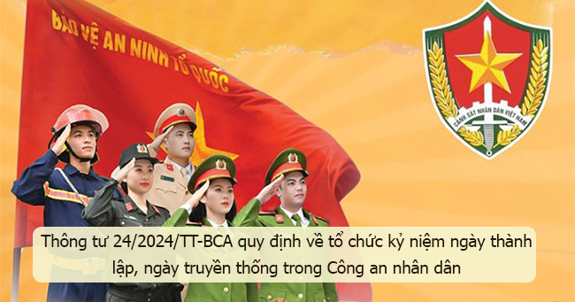 Quy định về tổ chức kỷ niệm ngày thành lập, ngày truyền thống trong Công an nhân dân