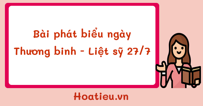 Bài phát biểu ngày 27/7 
