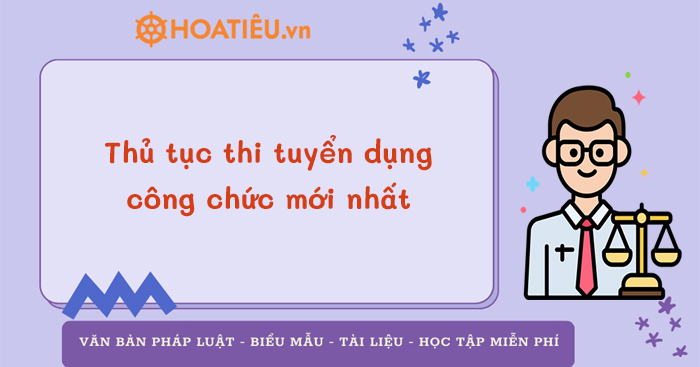 Hồ sơ thi tuyển công chức
