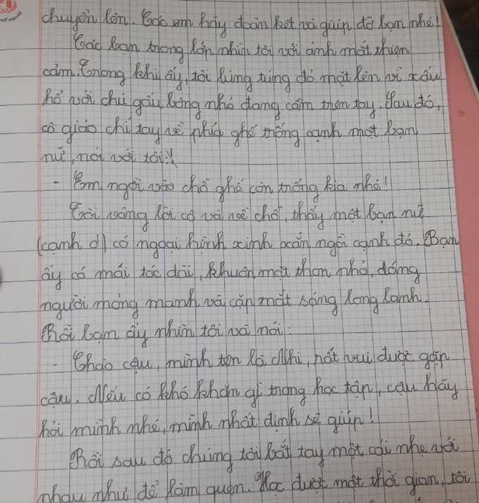 Viết bài văn kể về một kỉ niệm đáng nhớ của em với người bạn thân