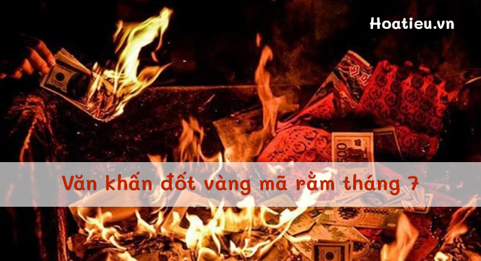 Bài cúng đốt quần áo tháng 7