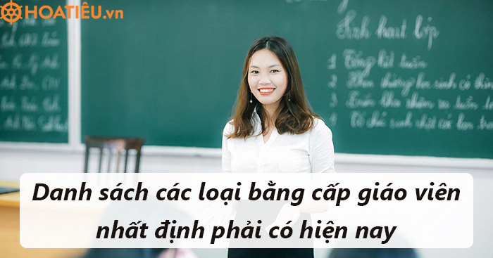 Quy định mới về bằng cấp đối với giáo viên, giảng viên 2024
