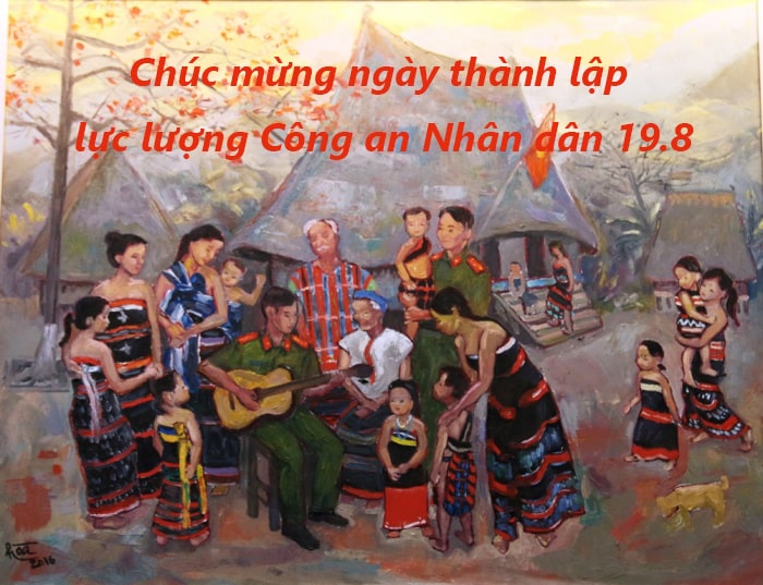  Thiệp chúc mừng ngày Công an nhân dân
