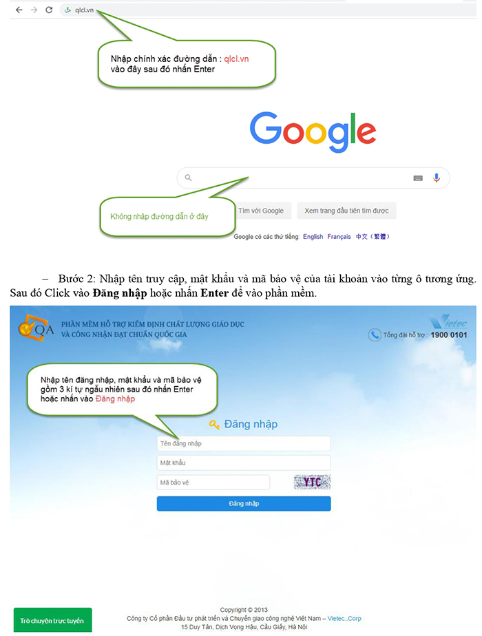 Sử dụng phần mềm kiểm định chất lượng giáo dục