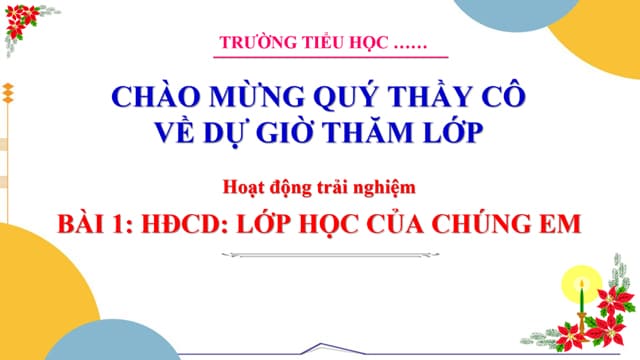 Giáo án PowerPoint Hoạt động trải nghiệm 3 Cánh Diều