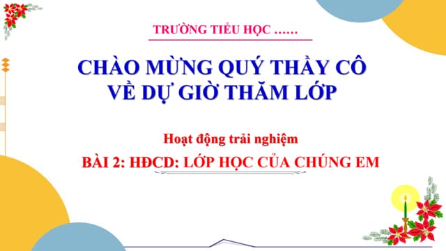 Giáo án điện tử Hoạt động trải nghiệm 3 Cánh Diều