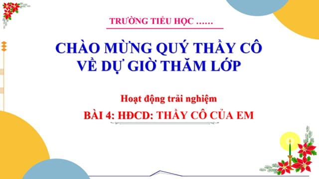 Bài giảng PowerPoint Hoạt động trải nghiệm 3 Cánh diều