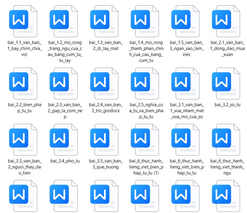 Tài liệu trắc nghiệm Ngữ văn 7 Kết nối tri thức