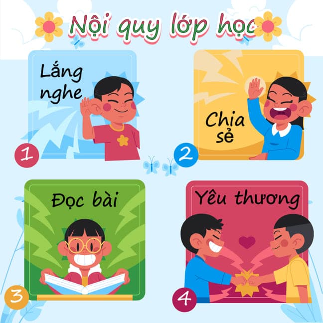 Bảng nội quy lớp học