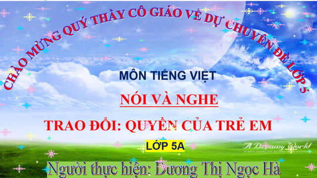Powerpoint chuyên đề Tiếng Việt 5 Cánh Diều