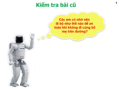 Bài giảng An toàn giao thông lớp 4