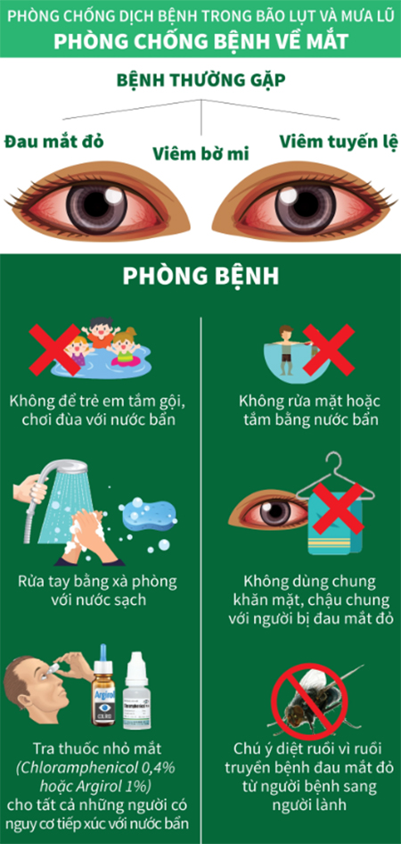 Cách phòng chống dịch bệnh mùa mưa lũ