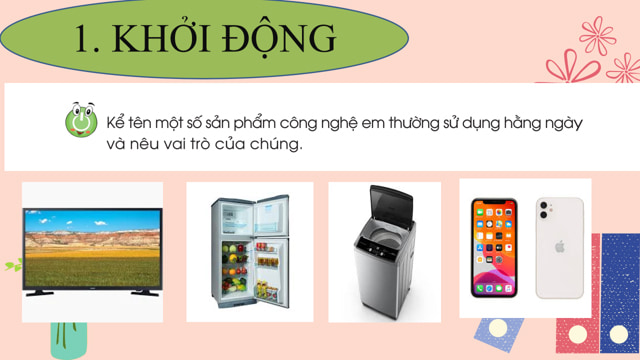 Giáo án điện tử Công nghệ 5 Cánh Diều