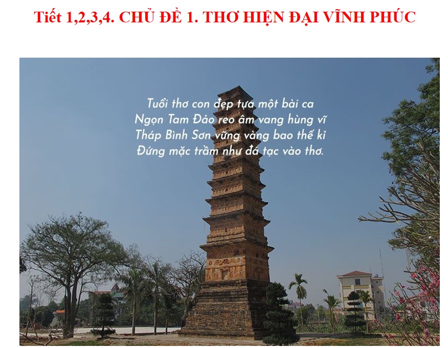 Giáo án PPt chủ đề 1 GDĐP 8 Vĩnh Phúc