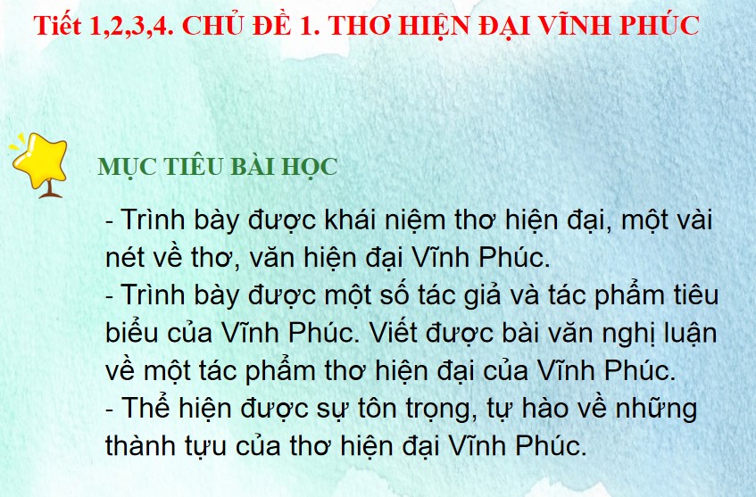 Giáo án PPt chủ đề 1 GDĐP 8 Vĩnh Phúc