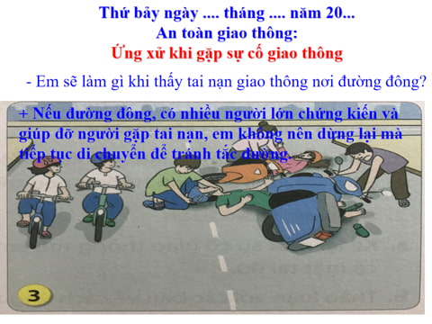 Giáo án điện tử An toàn giao thông lớp 5