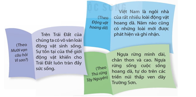 Đọc sách báo khoa học viết về động vật hoang dã