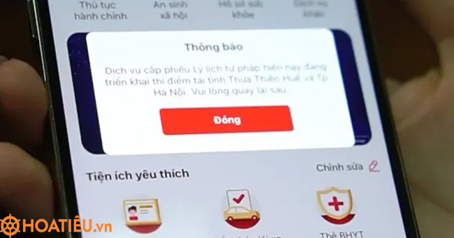 Cách đăng ký cấp Phiếu lý lịch tư pháp trên VNeID