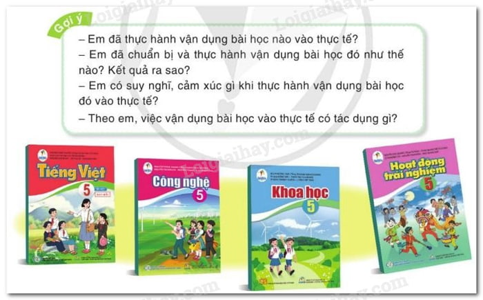 Viết đoạn văn kể về một lần em thực hành vận dụng bài học vào thực tế