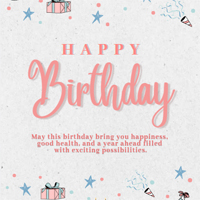 Viết và trang trí một tấm thiệp chúc mừng bạn nhân dịp bạn tròn mười tuổi