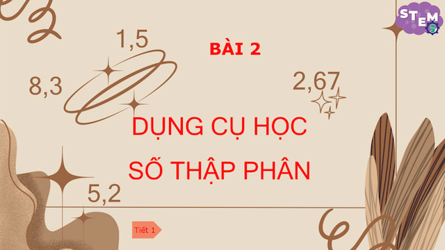 Bài giảng điện tử STEM lớp 5