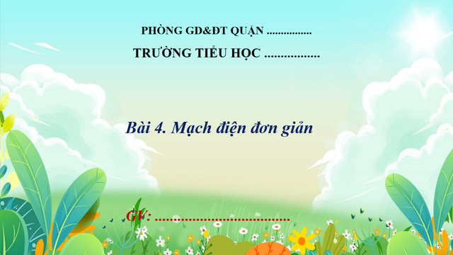 Giáo án ppt STEM lớp 5