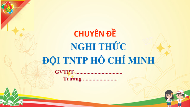 PowerPoint Bài giảng nghi thức đội