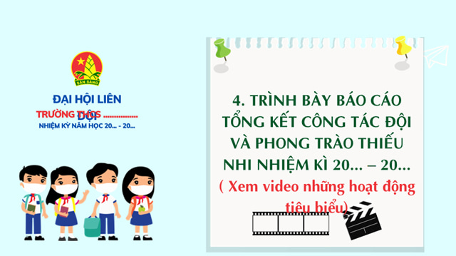 Đại hội liên đội Powerpoint 