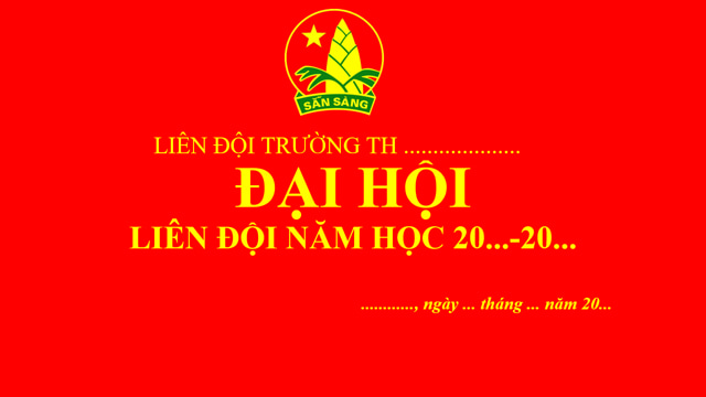 Maket Đại hội liên đội