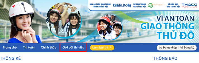 Hướng dẫn tham gia thi Vì an toàn giao thông thủ đô