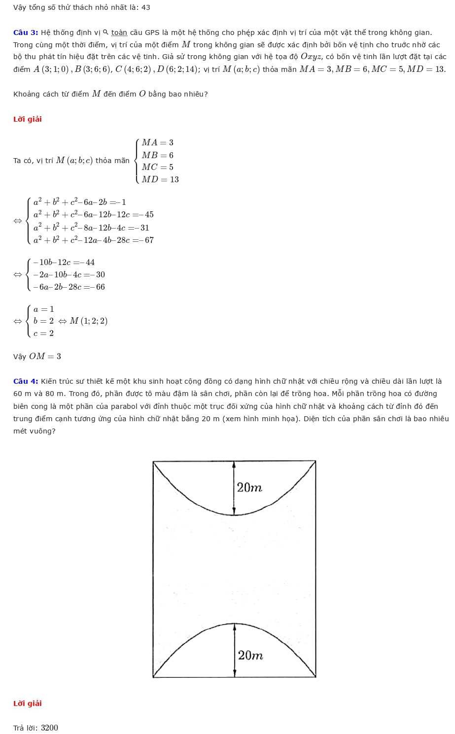 Giải đề minh họa Toán 2025