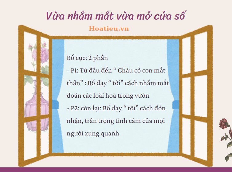 Soạn bài Vừa nhắm mắt vừa mở cửa sổ