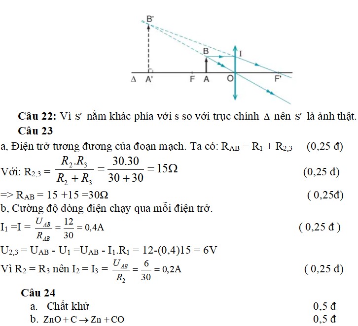 Đề thi cuối kì 1 KHTN 9 Kết nối tri thức