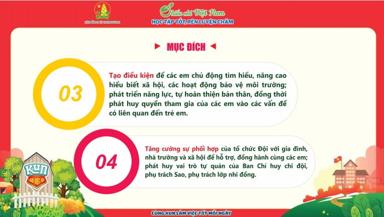 Tài liệu chương trình Thiếu nhi Việt Nam Học tập tốt, Rèn luyện chăm năm học 2024-2025