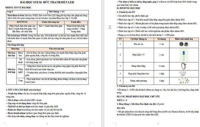Giáo án Word STEM Thùng rác thân thiện