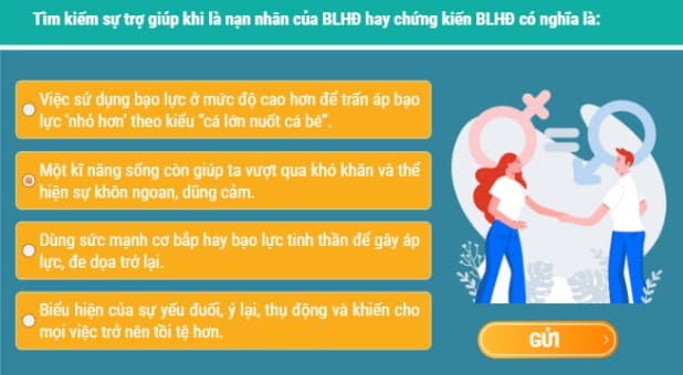 Đáp án tập huấn module Giáo dục giới tính