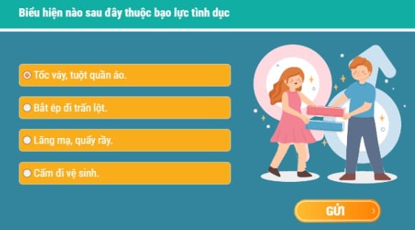 Đáp án tập huấn module Giáo dục giới tính