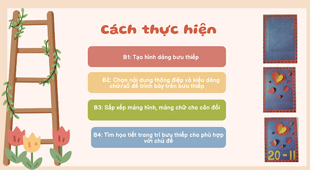 PowerPoint STEM Làm bưu thiếp chúc mừng ngày 20/11