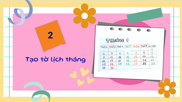 PowerPoint STEM Lịch để bàn tiện ích