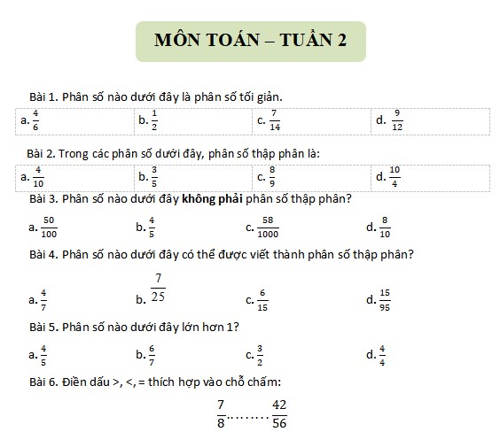 Bài tập cuối tuần Toán 5 Kết nối tri thức 