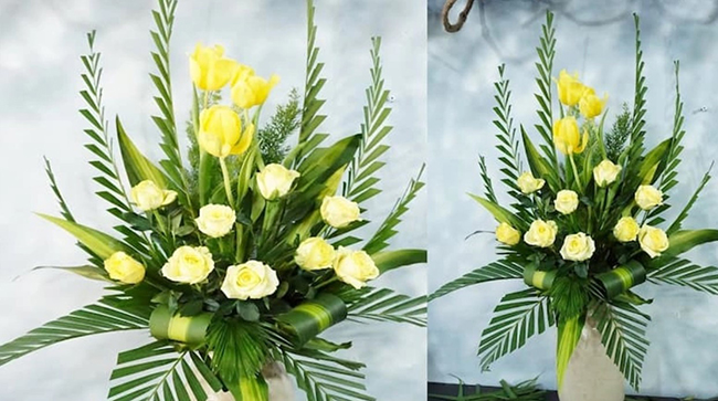 Bài thuyết trình cắm hoa hồng