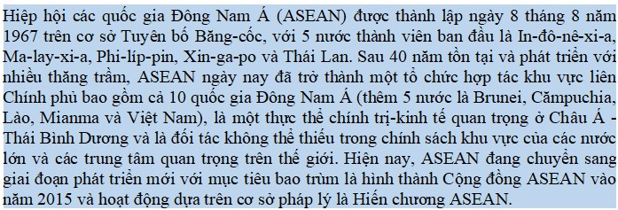 Thực hành Tiếng Việt Nghĩa và cách dùng tên viết tắt của các tổ chức quốc tế