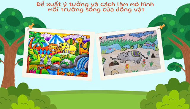 PowerPoint STEM Nơi sống của động vật