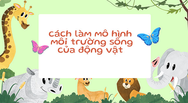 PowerPoint STEM Nơi sống của động vật