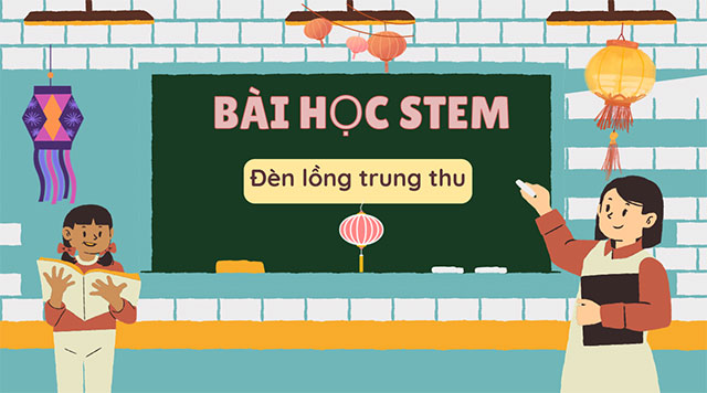 PowerPoint STEM Đèn lồng trung thu