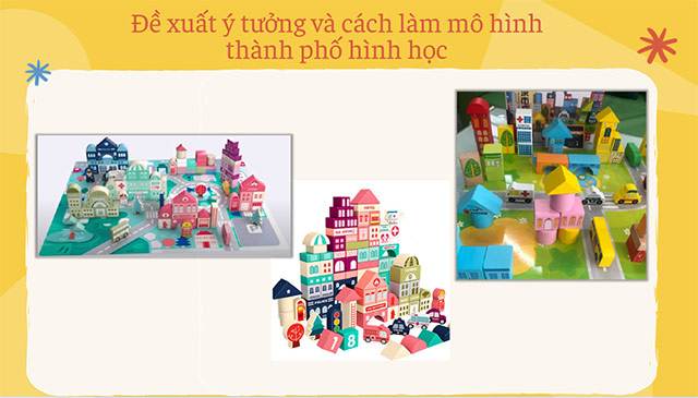 PowerPoint STEM Trải nghiệm thành phố hình học