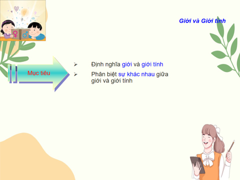 Bài giảng Powerpoint về bình đẳng giới