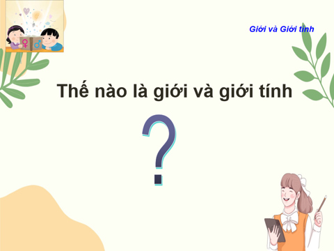 Bài giảng Powerpoint về bình đẳng giới