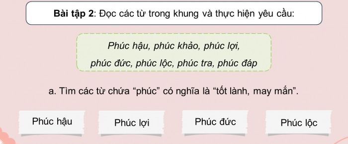 Câu 2 trang 114 Tiếng Việt 5 CTST tập 1