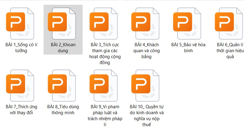 Bài giảng điện tử GDCD 9 Chân trời sáng tạo